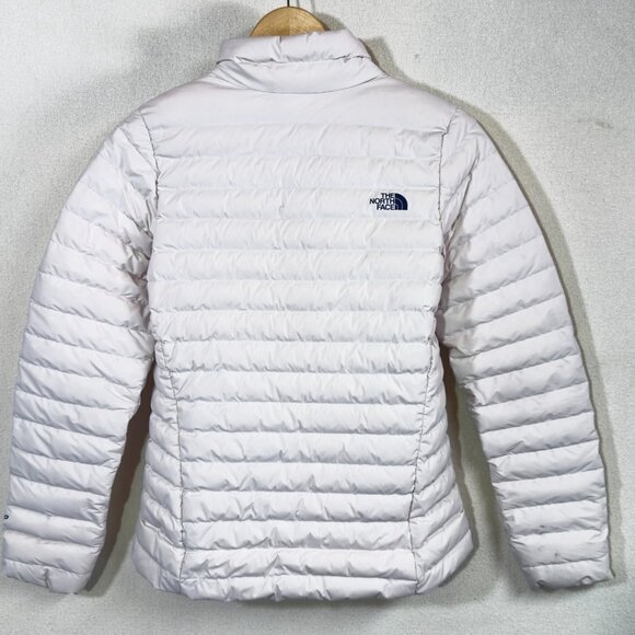 The North Face Woman's Stretch Down Jacket White Small - Picture 2 of 7